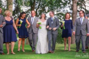 Julie + Kevin - Golden Eagle Country Club Wedding in August - The Wedding Party