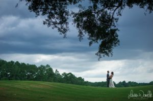 Julie + Kevin - Golden Eagle Country Club Wedding in August - Golf Course Wedding Photo