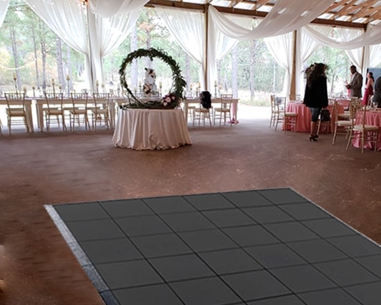 Amplify Dark Maple Dance Floor for Weddings